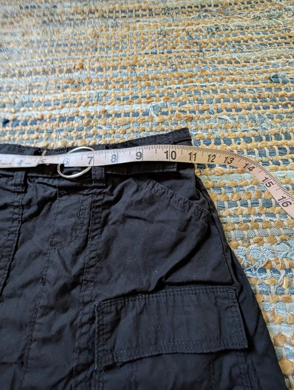 Justice black cargo